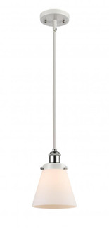 Cone - 1 Light - 6 inch - White Polished Chrome - Mini Pendant (3442|916-1S-WPC-G61-LED)