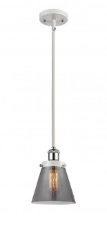 Cone - 1 Light - 6 inch - White Polished Chrome - Mini Pendant (3442|916-1S-WPC-G63)
