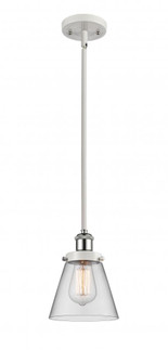 Cone - 1 Light - 6 inch - White Polished Chrome - Mini Pendant (3442|916-1S-WPC-G62-LED)
