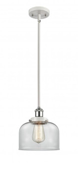 Bell - 1 Light - 8 inch - White Polished Chrome - Mini Pendant (3442|916-1S-WPC-G72)