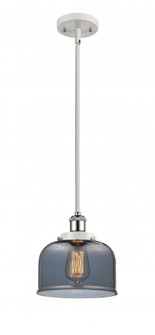 Bell - 1 Light - 8 inch - White Polished Chrome - Mini Pendant (3442|916-1S-WPC-G73-LED)