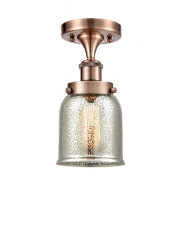 Bell - 1 Light - 5 inch - Antique Copper - Semi-Flush Mount (3442|916-1C-AC-G58-LED)