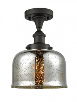 Bell - 1 Light - 8 inch - Oil Rubbed Bronze - Semi-Flush Mount (3442|916-1C-OB-G78-LED)