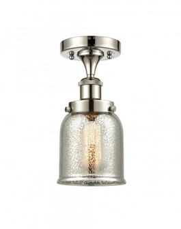Bell - 1 Light - 5 inch - Polished Nickel - Semi-Flush Mount (3442|916-1C-PN-G58-LED)