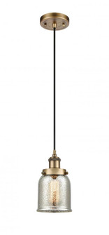 Bell - 1 Light - 5 inch - Brushed Brass - Cord hung - Mini Pendant (3442|916-1P-BB-G58)
