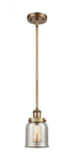 Bell - 1 Light - 5 inch - Brushed Brass - Mini Pendant (3442|916-1S-BB-G58-LED)