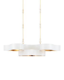 Grand Lotus Oval White Chandelier (92|9000-0854)