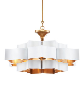 Grand Lotus Large White Chandelier (92|9000-0857)