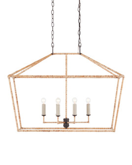 Denison Rectangular Natural Lantern (92|9000-0874)
