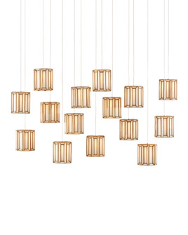 Daze 15-Light Linear Multi-Drop Pendant (92|9000-0892)