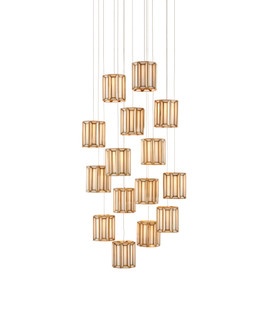 Daze 15-Light Round Multi-Drop Pendant (92|9000-0891)