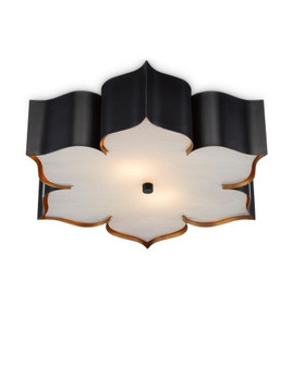 Grand Lotus Black Flush Mount (92|9999-0060)
