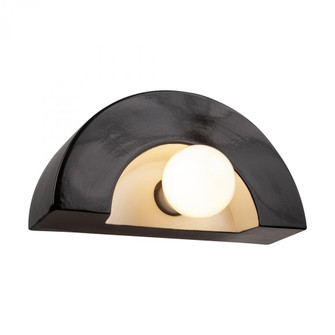 Crescent Wall Sconce (254|CER-3020-BKMT)