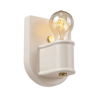 Nouveau Wall Sconce (254|CER-7031-MAT-BRSS)