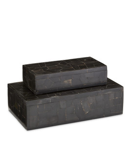 Black Bone Mosaic Box Set of 2 (92|1200-0452)
