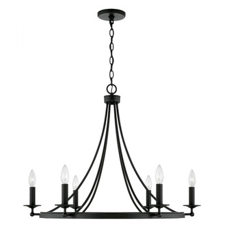 Chandelier in Black Iron (8583|AA1005BI)