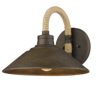 Journey 1 Light Wall Sconce in Dark Rust (36|3318-1W DR)