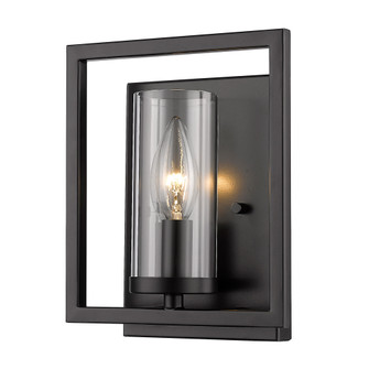 Golden Lighting Marco 1-light Wall Sconce in Matte Black (36|6068-1W BLK)