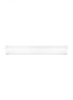 Drop Lens LED traditional 1-light LED indoor dimmable two foot ceiling flush mount in white finish w (38|591360S-15)