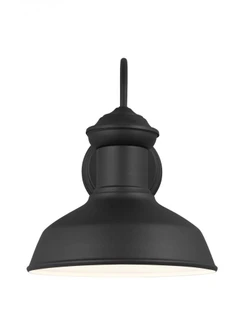 Fredricksburg traditional 1-light LED outdoor exterior Dark Sky compliant small wall lantern sconce (38|8547701EN3-12)