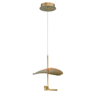 Lagatto 1 Light Chandelier in Bronze (4304|41906-019)