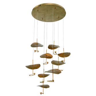 Lagatto 9 Light Chandelier in Bronze (4304|41910-016)