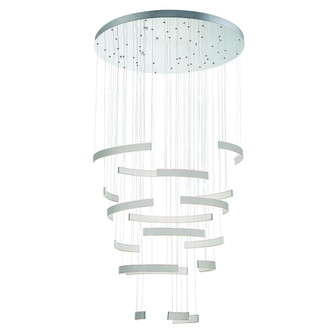 Verdura 1 Light Chandelier in Grey + White (4304|43902-038)