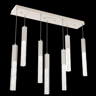 Axis Linear 7pc Multi-Pendant (1289|PLB0060-07-BS-GC-C01-L1)
