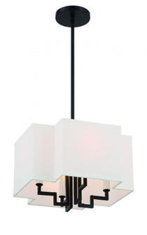 Upham Estates - 4 Light Convertible Pendant / Semi Flush (10|2954-572)