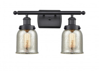 Bell - 2 Light - 16 inch - Matte Black - Bath Vanity Light (3442|916-2W-BK-G58)