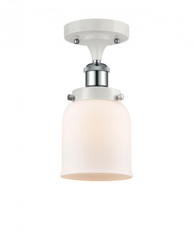 Bell - 1 Light - 5 inch - White Polished Chrome - Semi-Flush Mount (3442|916-1C-WPC-G51)