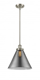 Cone - 1 Light - 12 inch - Brushed Satin Nickel - Mini Pendant (3442|916-1S-SN-G43-L)