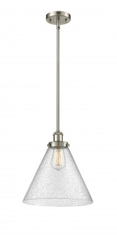 Cone - 1 Light - 12 inch - Brushed Satin Nickel - Mini Pendant (3442|916-1S-SN-G44-L)