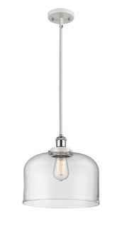 Bell - 1 Light - 12 inch - White Polished Chrome - Mini Pendant (3442|916-1S-WPC-G72-L)