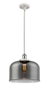 Bell - 1 Light - 12 inch - White Polished Chrome - Mini Pendant (3442|916-1S-WPC-G73-L-LED)