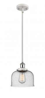 Bell - 1 Light - 8 inch - White Polished Chrome - Mini Pendant (3442|916-1S-WPC-G74)