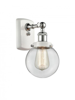 Beacon - 1 Light - 6 inch - White Polished Chrome - Sconce (3442|916-1W-WPC-G202-6)