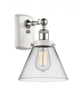 Cone - 1 Light - 8 inch - White Polished Chrome - Sconce (3442|916-1W-WPC-G42)