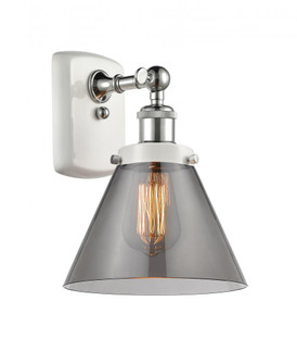 Cone - 1 Light - 8 inch - White Polished Chrome - Sconce (3442|916-1W-WPC-G43-LED)