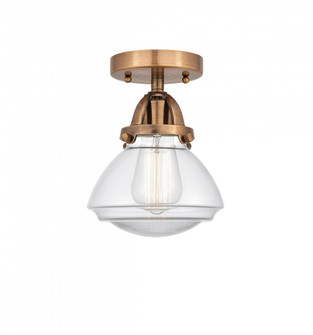 Olean - 1 Light - 7 inch - Antique Copper - Semi-Flush Mount (3442|288-1C-AC-G322)