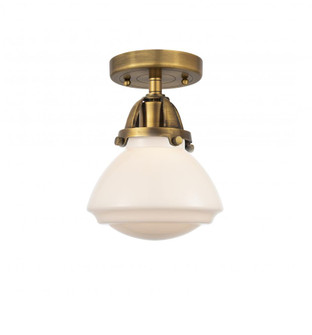 Olean - 1 Light - 7 inch - Brushed Brass - Semi-Flush Mount (3442|288-1C-BB-G321)