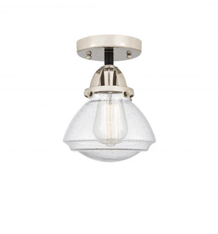 Olean - 1 Light - 7 inch - Black Polished Nickel - Semi-Flush Mount (3442|288-1C-BPN-G324)