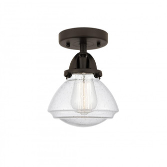 Olean - 1 Light - 7 inch - Oil Rubbed Bronze - Semi-Flush Mount (3442|288-1C-OB-G324-LED)