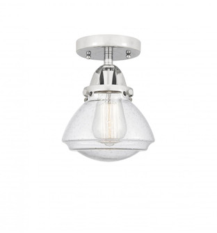 Olean - 1 Light - 7 inch - Polished Chrome - Semi-Flush Mount (3442|288-1C-PC-G324-LED)