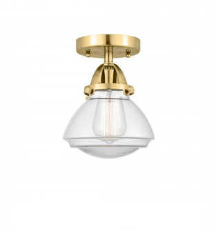 Olean - 1 Light - 7 inch - Satin Gold - Semi-Flush Mount (3442|288-1C-SG-G322-LED)