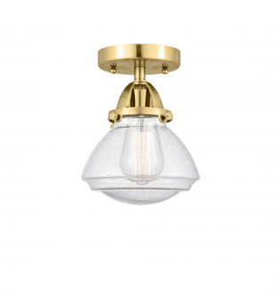 Olean - 1 Light - 7 inch - Satin Gold - Semi-Flush Mount (3442|288-1C-SG-G324-LED)