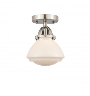 Olean - 1 Light - 7 inch - Brushed Satin Nickel - Semi-Flush Mount (3442|288-1C-SN-G321)
