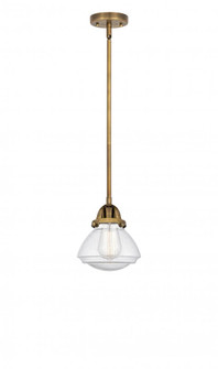 Olean - 1 Light - 7 inch - Brushed Brass - Stem hung - Mini Pendant (3442|288-1S-BB-G324)