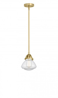 Olean - 1 Light - 7 inch - Satin Gold - Stem hung - Mini Pendant (3442|288-1S-SG-G322-LED)