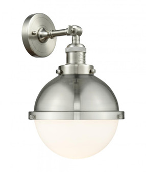 Hampden - 1 Light - 9 inch - Brushed Satin Nickel - Adjustable Sconce (3442|203-SN-HFS-81-SN-LED)